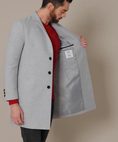 ポリエステルメルトンチェスターフィールドコート/MENS MELROSE(メンズメルローズ) ポリエステルメルトンチェスターフィールドコート/MENS MELROSE(メンズメルローズ)