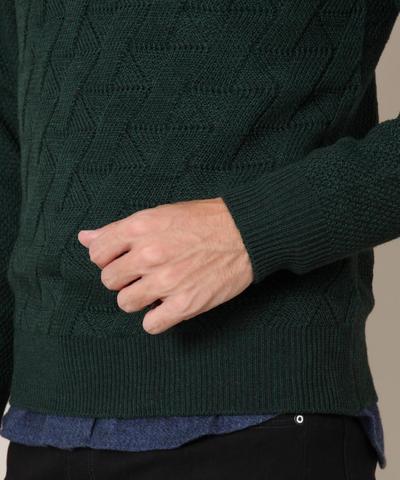 FOLCOウォッシャブルVネックニット/MENS MELROSE(メンズメルローズ) FOLCOウォッシャブルVネックニット/MENS MELROSE(メンズメルローズ)