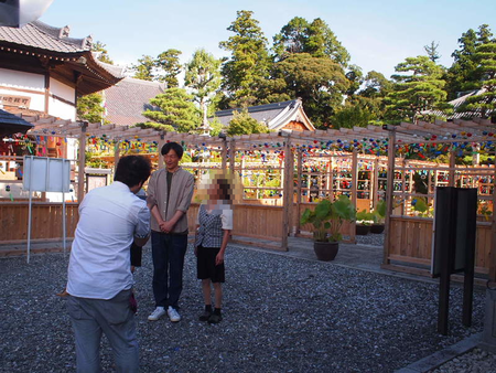 ラッキー♪(^O^)/ 今朝はグッド!モーニングの依田さんが可睡斎からお天気検定 ラッキー♪(^O^)/ 今朝はグッド!モーニングの依田さんが可睡斎からお天気検定