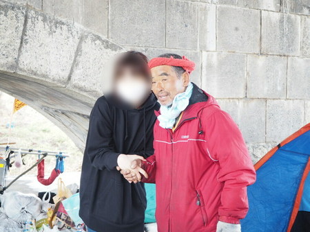 人間パワースポット! 尾畠春夫さんにLOVEパワー注入してもらいました♪(^O^)/ 人間パワースポット! 尾畠春夫さんにLOVEパワー注入してもらいました♪(^O^)/