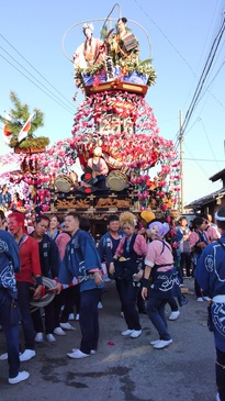 掛川の秋祭り『千秋楽』