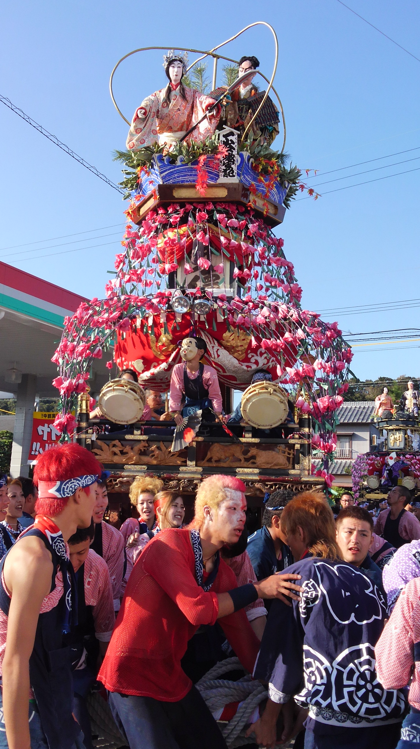掛川の秋祭り『千秋楽』