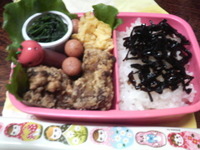 今日のお弁当