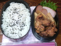 今日のお弁当