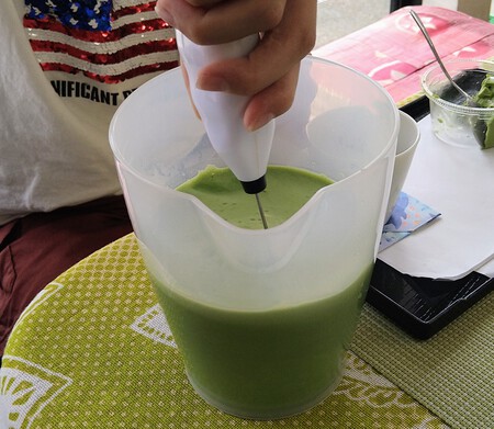 お店で抹茶体験(*^^*)