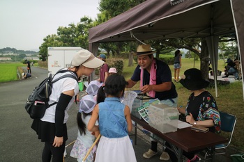田んぼの生き物観察会を開催しました 田んぼの生き物観察会を開催しました