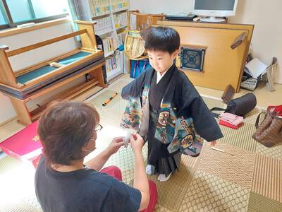 日曜は息子の七五三 日曜は息子の七五三