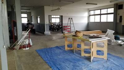 展示場の準備が続々と進んでおります 展示場の準備が続々と進んでおります