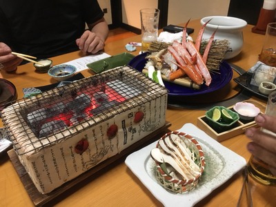 なんとも贅沢なディナー♪ なんとも贅沢なディナー♪