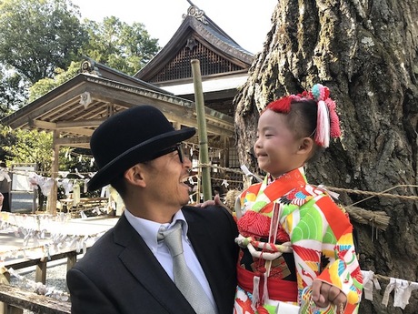 次女の七五三を祝う 次女の七五三を祝う