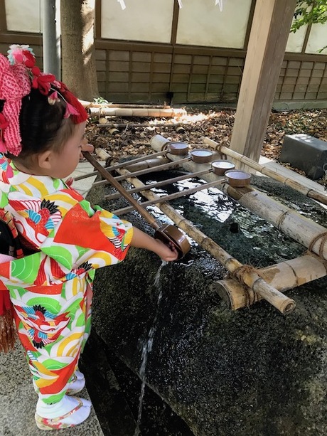 次女の七五三を祝う 次女の七五三を祝う