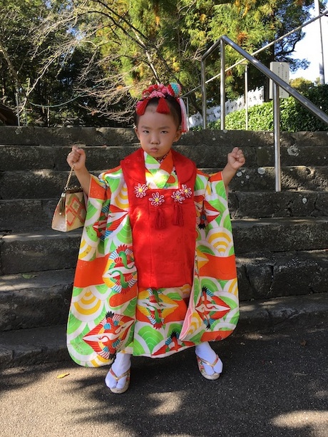 次女の七五三を祝う 次女の七五三を祝う