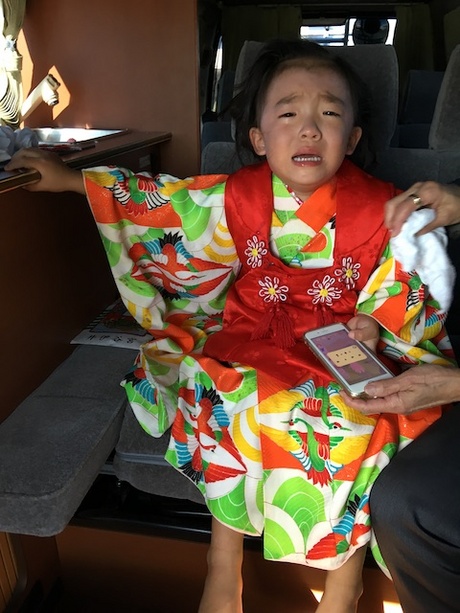 次女の七五三を祝う 次女の七五三を祝う