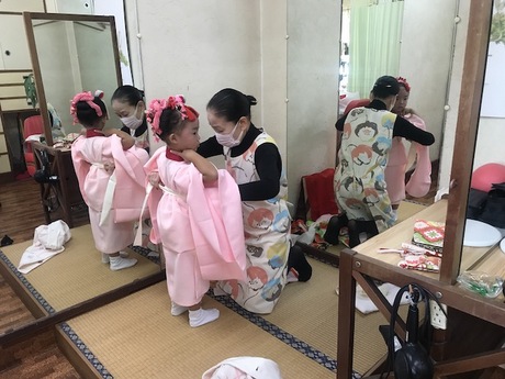 次女の七五三を祝う 次女の七五三を祝う