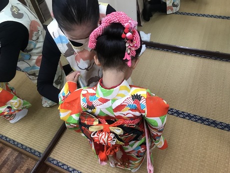 次女の七五三を祝う 次女の七五三を祝う