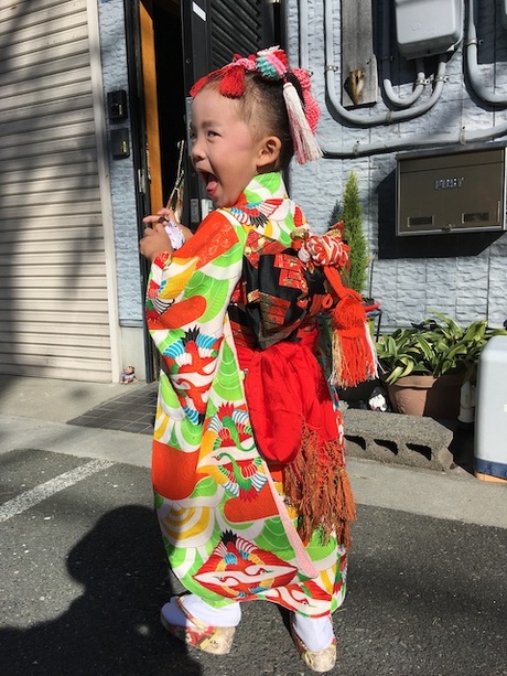 次女の七五三を祝う 次女の七五三を祝う