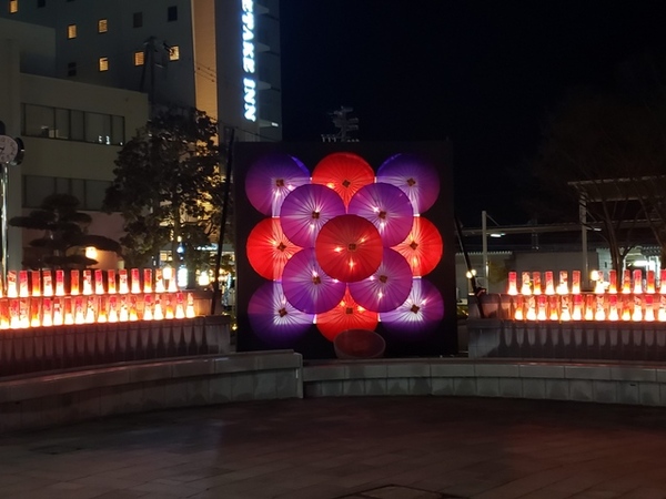 袋井駅のイルミネーション 袋井駅のイルミネーション