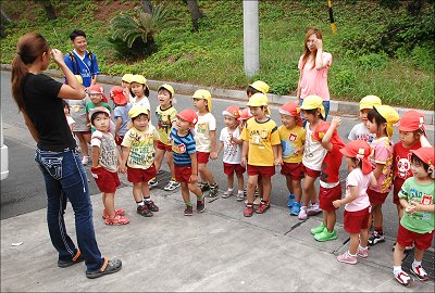 舞阪幼稚園しらす探検隊 ありがとうの挨拶