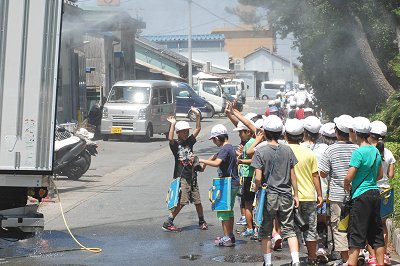 ありがとう!舞阪小学校3年生に夏の洗礼