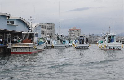 舞阪港しらす漁　漁の終わりは明日の始まり