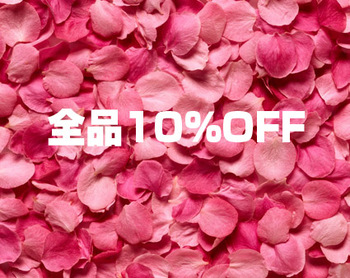 全品10%オフ! 4月27日(土)
