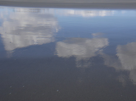 今年はじめての海水 今年はじめての海水