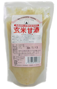 オーガニックの甘酒と酒粕