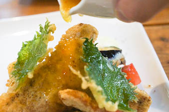 果実ソースがオシャレランチ(ココペリさん)