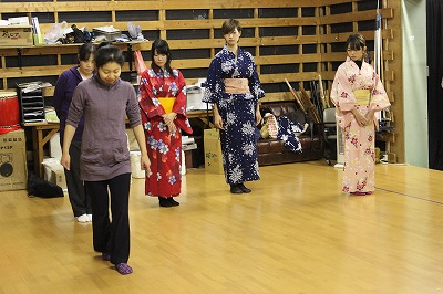 姫様ウォーキング稽古