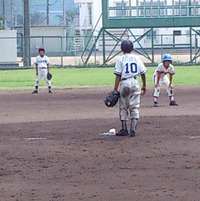 “近所”の野球少年！