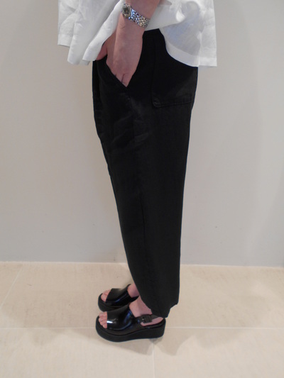雑誌クロワッサンで山口智子さん着用　L`EQUIPE「リネンパンツ」