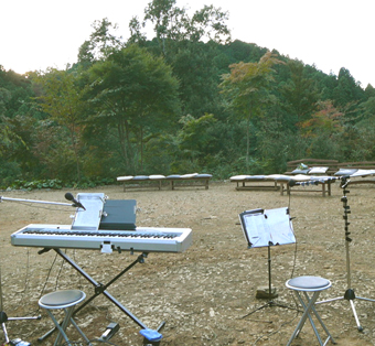 お月見ライブ。。