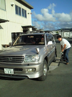 ランクルに格上げ、大野さん緊急参戦