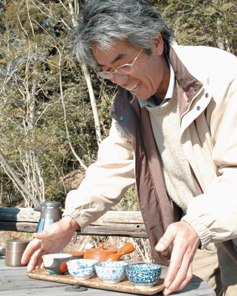 松下芳春さん、すっぴん農園