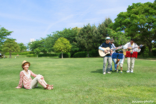公園ライブ in 海浜公園♪