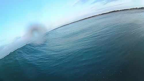 今朝の波乗り(ウェアラブルカメラ)