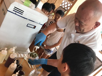 夏休み「自分よのなか塾」7日目～うどん・おやつ作り、アナログゲーム～
