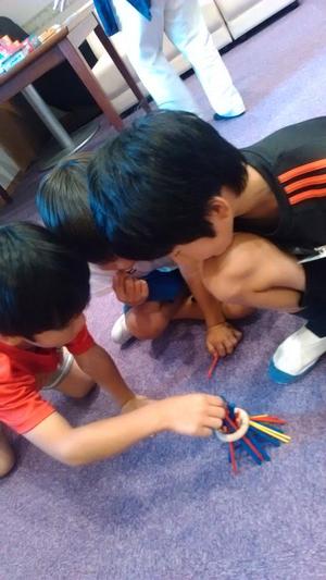 夏休み「自分よのなか塾」7日目～うどん・おやつ作り、アナログゲーム～