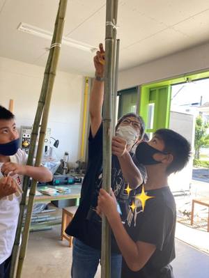 【７日目：竹馬作って乗ろう】夏休みわくわく寺子屋withコロナバージョン