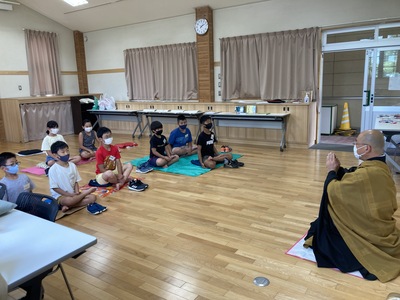 【1日目：座禅】夏休みわくわく寺子屋withコロナバージョン