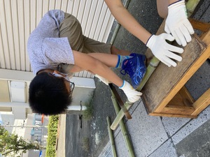 【７日目：竹馬作って乗ろう】夏休みわくわく寺子屋withコロナバージョン