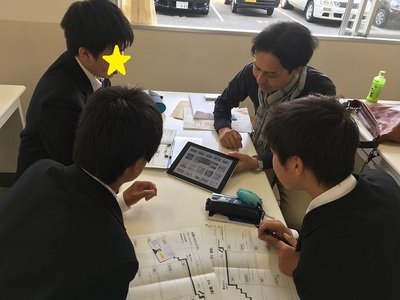 遠江総合高校での「職業人インタビュー」