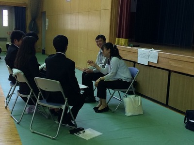 遠江総合高校での「職業人インタビュー」