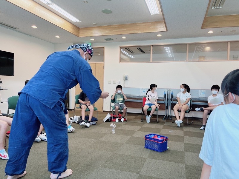 2024度夏休みわくわく寺子屋〜1日目〜けん玉教室〜