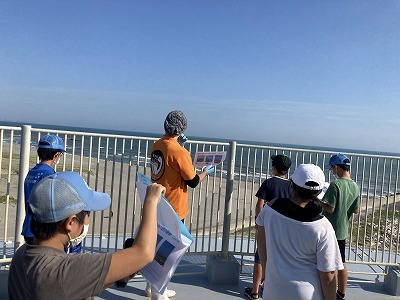 第３回自分よのなか塾（海で学ぶ理科・社会「魚の色と海の色の秘密」）