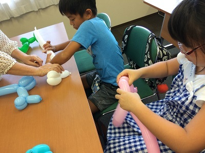 2017「夏休みわくわく寺子屋」【8/17木バルーンアート教室】