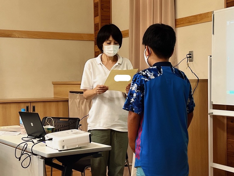 2022夏休みわくわく寺子屋14日目～プレゼンテーション～