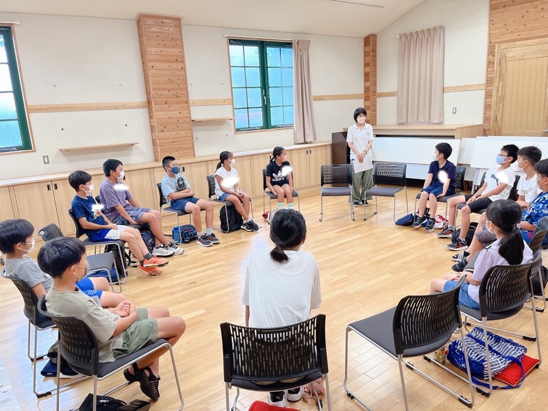 2022夏休みわくわく寺子屋〜1日目〜坐禅～