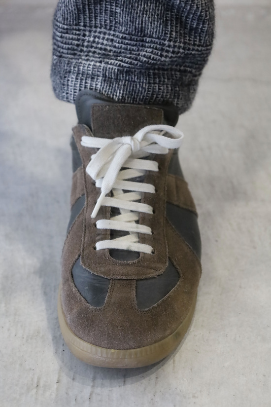 経年変化 Maison Margiela REPLICA German trainer