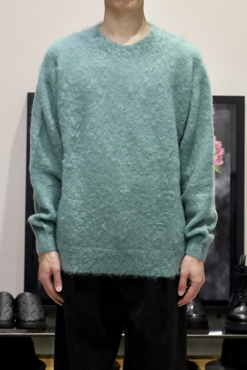 AURALEE mohair jade knit